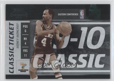 2009-10 Playoff Contenders - [Base] #149 - Classic Ticket - Sidney Moncrief