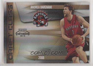 2009-10 Playoff Contenders - Draft Class - Black #1 - Andrea Bargnani /50