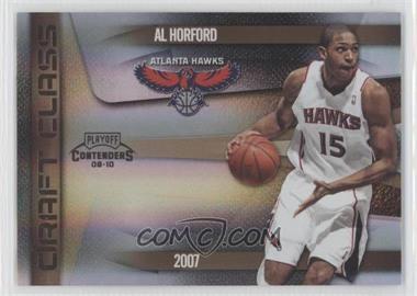 2009-10 Playoff Contenders - Draft Class - Black #8 - Al Horford /50