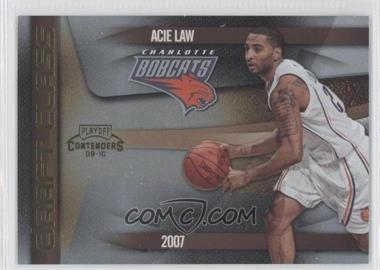 2009-10 Playoff Contenders - Draft Class - Gold #12 - Acie Law /100