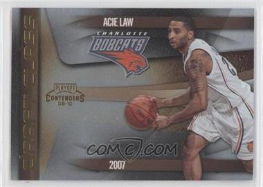 2009-10 Playoff Contenders - Draft Class - Gold #12 - Acie Law /100