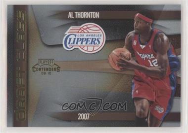 2009-10 Playoff Contenders - Draft Class - Gold #14 - Al Thornton /100