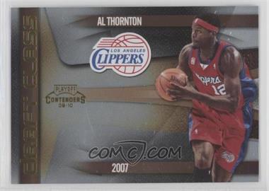 2009-10 Playoff Contenders - Draft Class - Gold #14 - Al Thornton /100