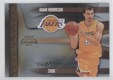 2009-10 Playoff Contenders - Draft Class - Gold #2 - Adam Morrison /100