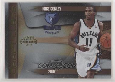 2009-10 Playoff Contenders - Draft Class - Gold #9 - Mike Conley /100