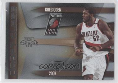 2009-10 Playoff Contenders - Draft Class #6 - Greg Oden