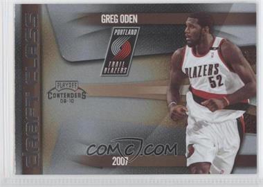 2009-10 Playoff Contenders - Draft Class #6 - Greg Oden