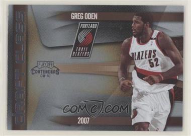 2009-10 Playoff Contenders - Draft Class #6 - Greg Oden