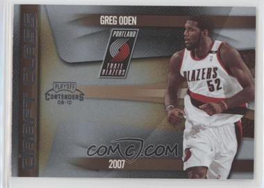 2009-10 Playoff Contenders - Draft Class #6 - Greg Oden