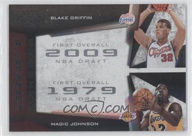 2009-10 Playoff Contenders - Draft Tandems - Black #17 - Blake Griffin, Magic Johnson /50