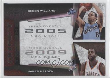 2009-10 Playoff Contenders - Draft Tandems - Black #18 - Deron Williams, James Harden /50