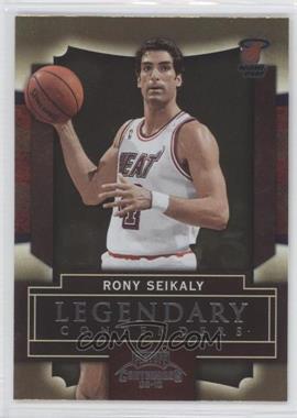 2009-10 Playoff Contenders - Legendary Contenders #10 - Rony Seikaly