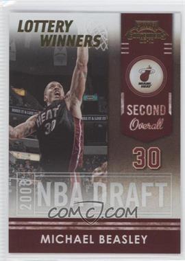 2009-10 Playoff Contenders - Lottery Winners - Gold #28 - Michael Beasley /100