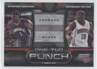 Stephen Jackson, Raymond Felton #/50