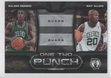 2009-10 Playoff Contenders - One-Two Punch - Gold #18 - Rajon Rondo, Ray Allen /100