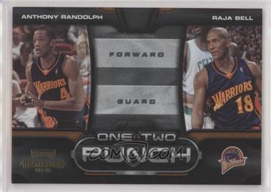 2009-10 Playoff Contenders - One-Two Punch - Gold #5 - Anthony Randolph, Raja Bell /100
