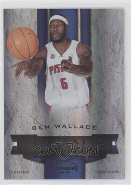 2009-10 Playoff Contenders - Perennial Contenders - Black #18 - Ben Wallace /50