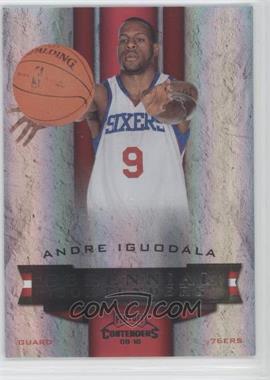 2009-10 Playoff Contenders - Perennial Contenders - Black #20 - Andre Iguodala /50