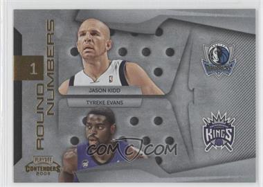 2009-10 Playoff Contenders - Round Numbers - Gold #17 - Jason Kidd, Tyreke Evans /100