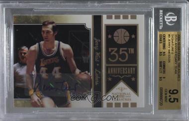 2009-10 Playoff National Treasures - 35th Anniversary Team - Signatures #9 - Jerry West /25 [BGS 9.5 GEM MINT]