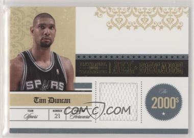 2009-10 Playoff National Treasures - All Decade - Materials #17 - Tim Duncan /99