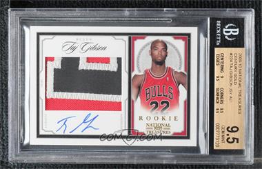 2009-10 Playoff National Treasures - [Base] - Century Gold #224 - Rookie Patch Autographs - Taj Gibson /25 [BGS 9.5 GEM MINT]