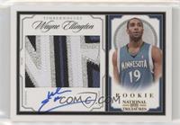 Rookie Patch Autographs - Wayne Ellington #/25