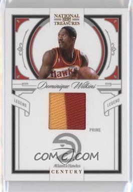 2009-10 Playoff National Treasures - [Base] - Century Materials Prime #159 - Legends - Dominique Wilkins /25