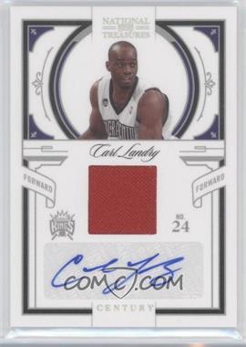 2009-10 Playoff National Treasures - [Base] - Century Materials Signatures #49 - Carl Landry /99