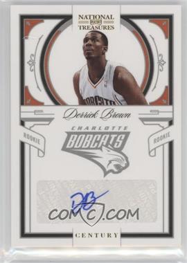 2009-10 Playoff National Treasures - [Base] - Century Signatures #193 - Rookies - Derrick Brown /99