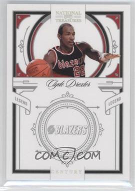 2009-10 Playoff National Treasures - [Base] - Century Silver #155 - Legends - Clyde Drexler /10