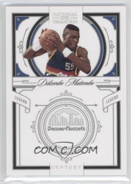 2009-10 Playoff National Treasures - [Base] - Century Silver #175 - Legends - Dikembe Mutombo /10 [Noted]