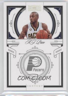 2009-10 Playoff National Treasures - [Base] - Century Silver #190 - Rookies - A.J. Price /10