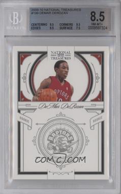 2009-10 Playoff National Treasures - [Base] #199 - Rookies - DeMar DeRozan /99 [BGS 8.5 NM‑MT+]