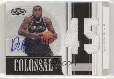 2009-10 Playoff National Treasures - Colossal - Die-Cut Jersey Number Signatures #26 - DeJuan Blair /49