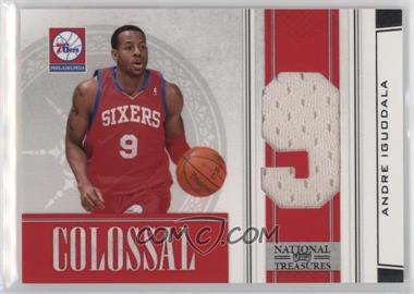2009-10 Playoff National Treasures - Colossal - Die-Cut Jersey Number #19 - Andre Iguodala /99