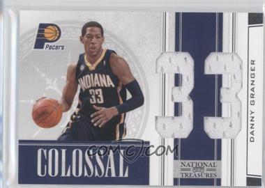 2009-10 Playoff National Treasures - Colossal - Die-Cut Jersey Number #25 - Danny Granger /99