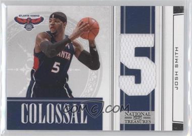 2009-10 Playoff National Treasures - Colossal - Die-Cut Jersey Number #45 - Josh Smith /99