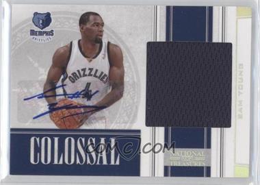 2009-10 Playoff National Treasures - Colossal - Signatures #30 - Sam Young /49