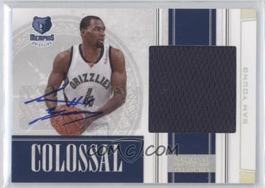 2009-10 Playoff National Treasures - Colossal - Signatures #30 - Sam Young /49