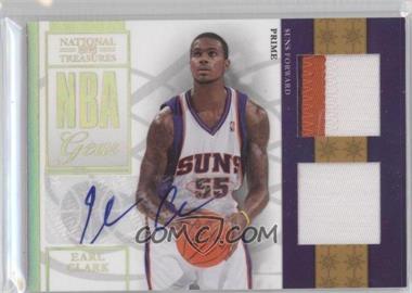 2009-10 Playoff National Treasures - NBA Gear - Combos Prime Signatures #14 - Earl Clark /49