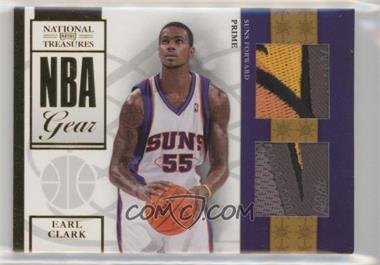 2009-10 Playoff National Treasures - NBA Gear - Combos Prime #14 - Earl Clark /49