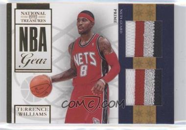 2009-10 Playoff National Treasures - NBA Gear - Combos Prime #17 - Terrence Williams /49