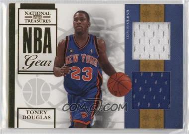 2009-10 Playoff National Treasures - NBA Gear - Combos #18 - Toney Douglas /25