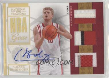 2009-10 Playoff National Treasures - NBA Gear - Trios Prime Signatures #29 - Chase Budinger /10