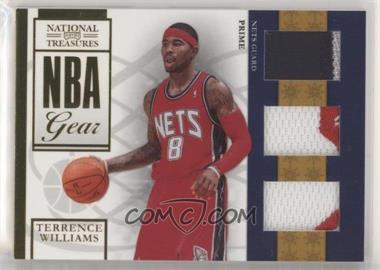 2009-10 Playoff National Treasures - NBA Gear - Trios Prime #17 - Terrence Williams /49