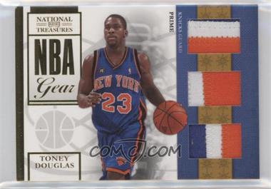 2009-10 Playoff National Treasures - NBA Gear - Trios Prime #18 - Toney Douglas /49