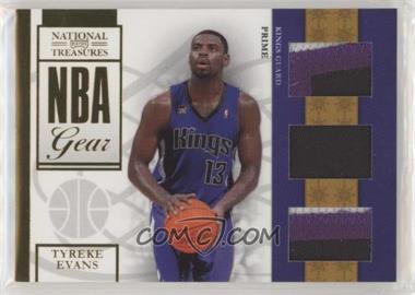 2009-10 Playoff National Treasures - NBA Gear - Trios Prime #7 - Tyreke Evans /49