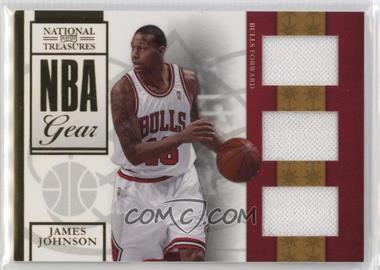 2009-10 Playoff National Treasures - NBA Gear - Trios #28 - James Johnson /25