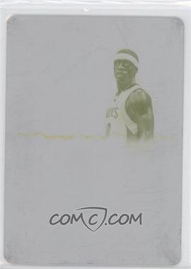 2009-10 Playoff National Treasures - Rookie Signatures Materials Black - Printing Plate Yellow #205 - Jonny Flynn /1